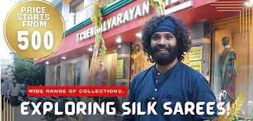 Load video: Chengalvarayan silk store