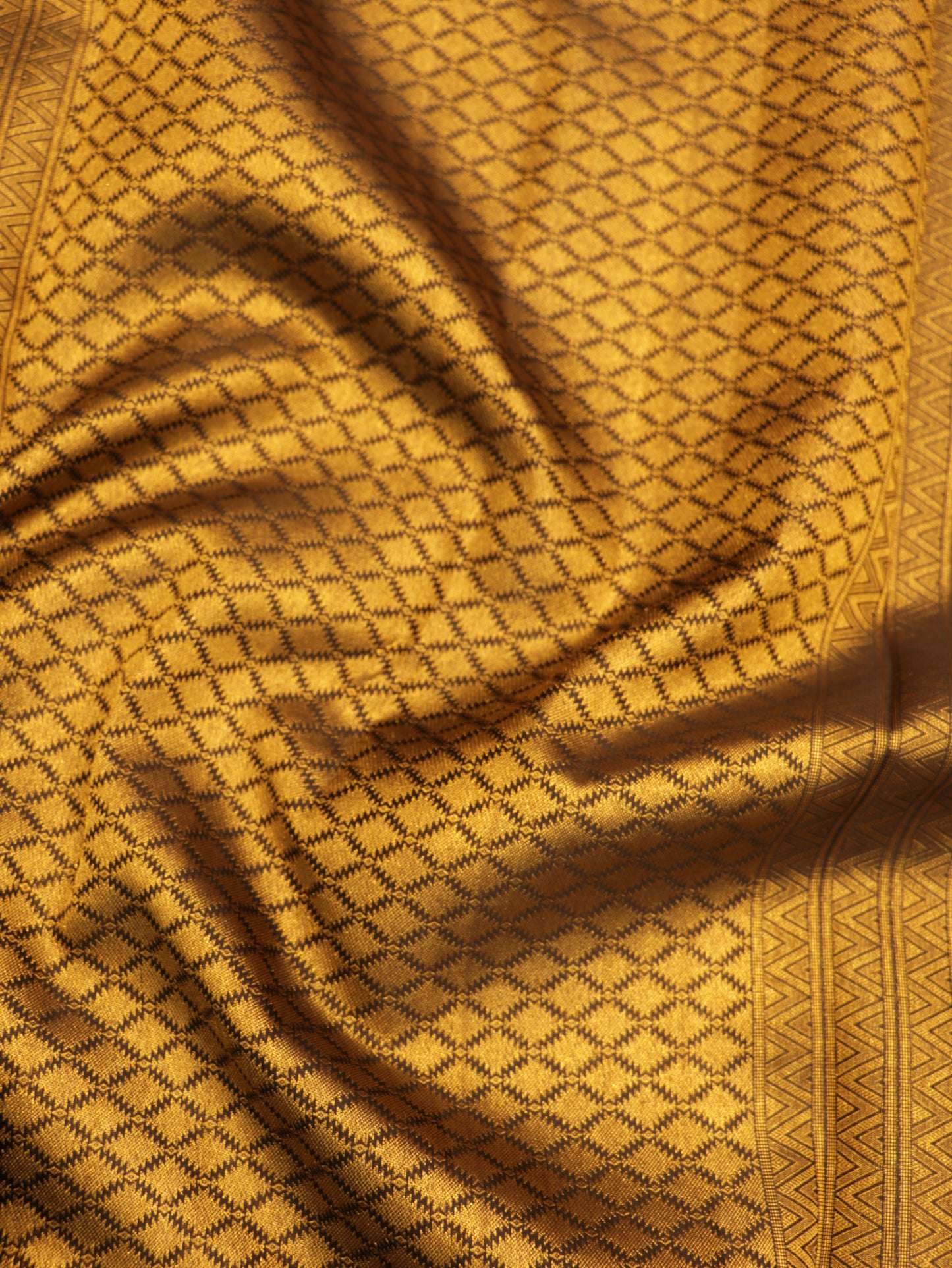 Kanchipuram Pure Silk Saree Aqua Green with Artistic Korvai Border | Traditional Bridal Saree