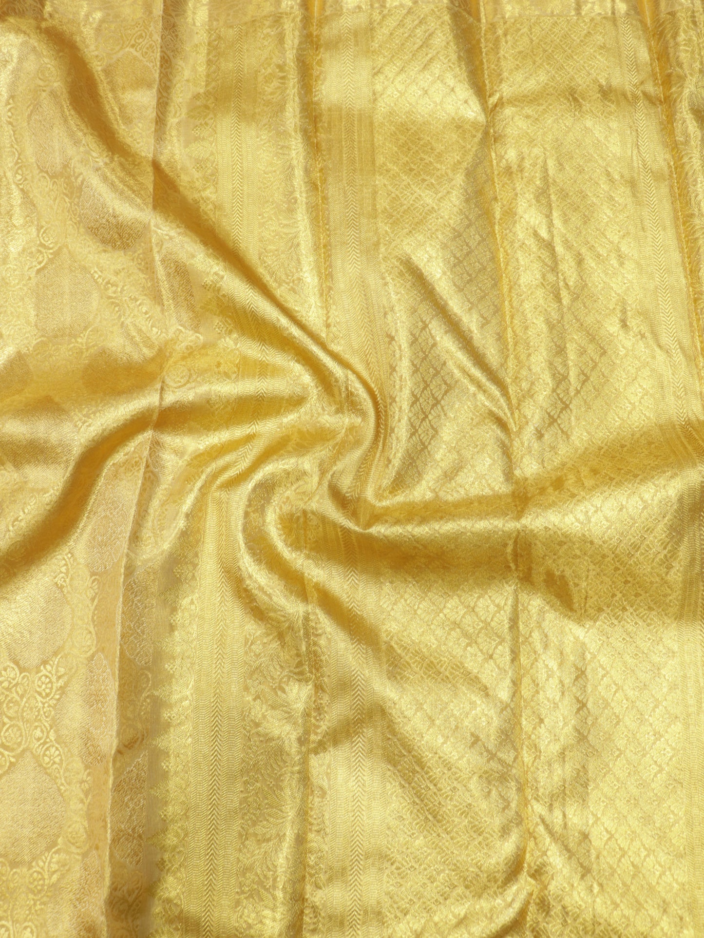 Kanchipuram Pure Silk Saree Antique Gold with Rich Zari | Bridal Wedding Traditional Saree