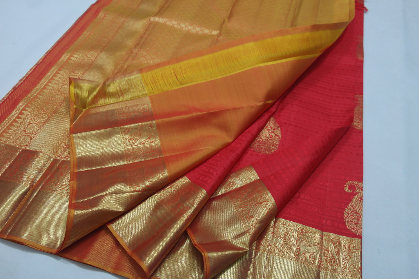 Royal Red Kanchipuram Bridal Saree