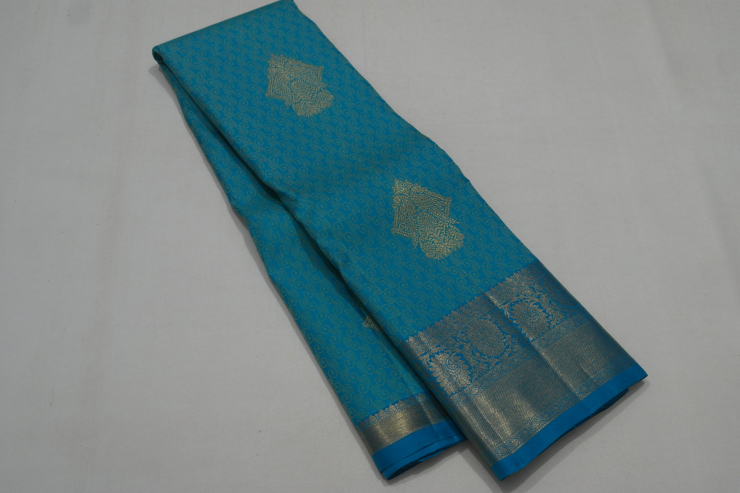 Blue Wedding Kanchipuram Silk Saree