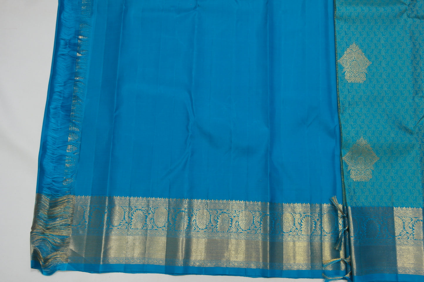 Blue Wedding Kanchipuram Silk Saree